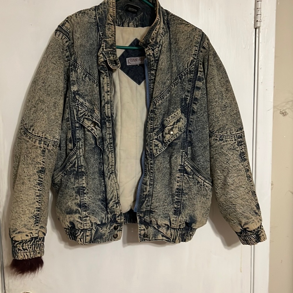 A Puffy Blue Jean Jacket!!